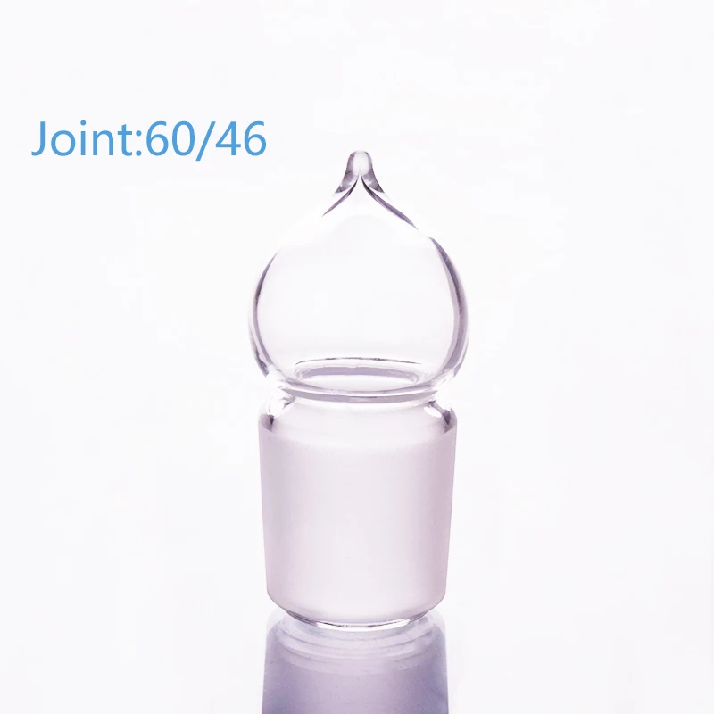 

Transparent / brown glass stopper,Glass hollow plug,Joint 60/46,Grinding ball plug,Hollow plunger