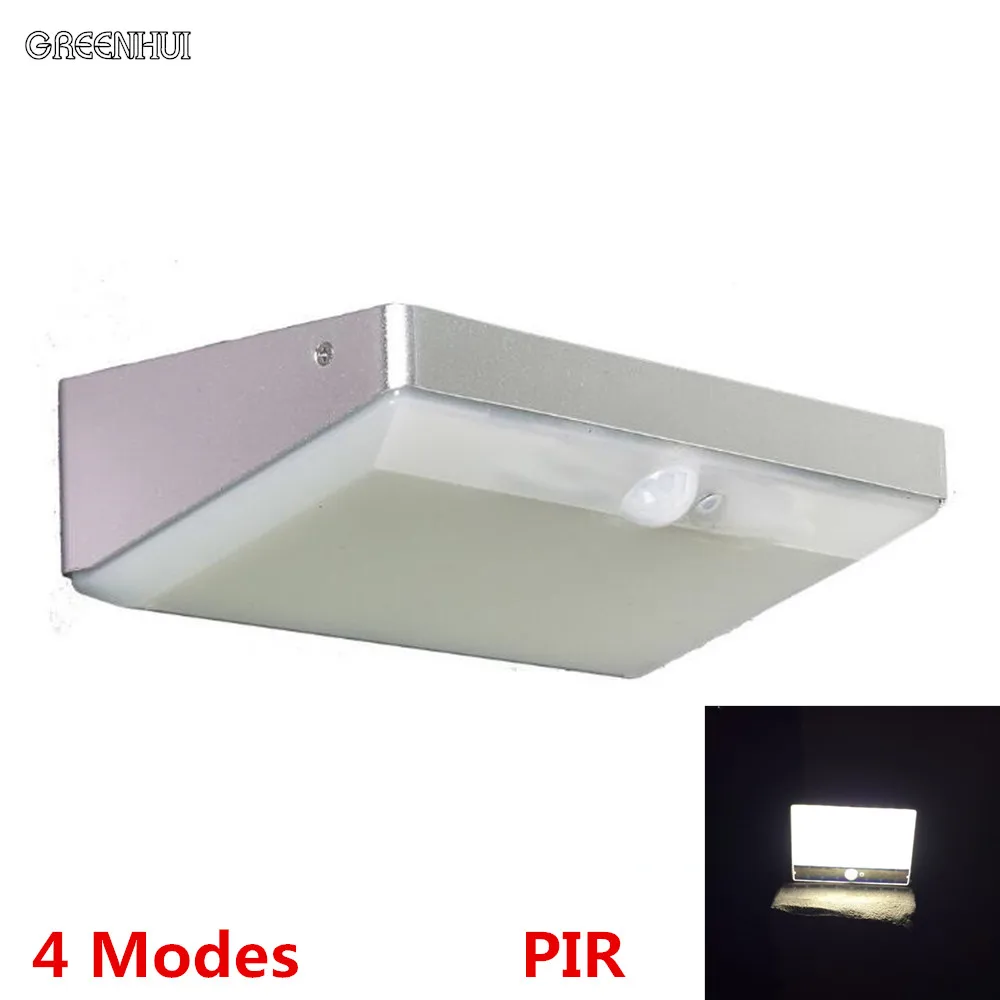 Conduziu a Luz Solar ao ar Livre à Prova Sensor de Movimento de Energia Parede de Luz de Emergência Nova Água Jardim Pir Solar Levou Luz Caminho Decoração 48 d’