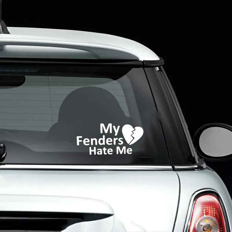 17*8 см My Fenders Hate Me захлопывающийся дрейф JDM мотоцикл бампер внедорожника Окна