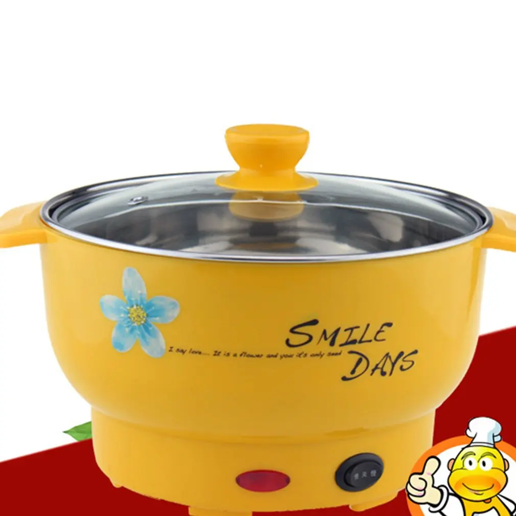 

Multifunction Stainless Steel Electric Cooker with Steamer Hot Pot Noodles Pots Rice Cooker Steamed Eggs Pan Soup Pots