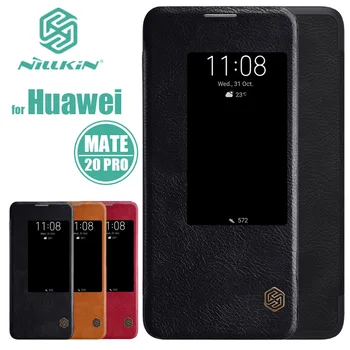 

Huawei Mate 20 Pro Case Nillkin Qin Flip Leather Case Mate20 Pro Luxury Business Case for Huawei Mate 20 X 20X Nilkin Back Cover