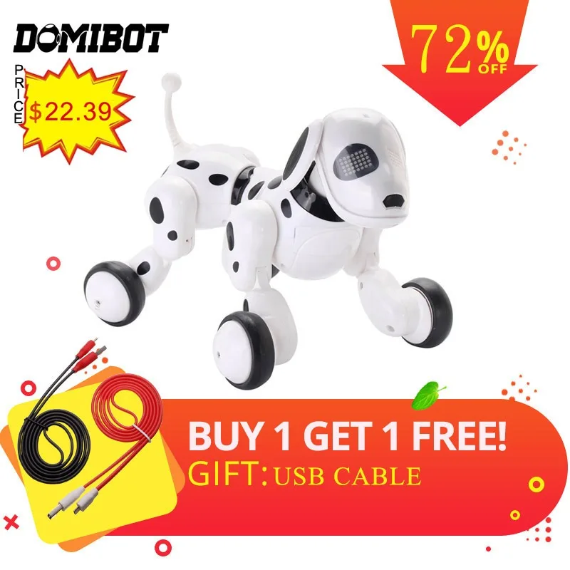 Hot Sale Domibot Wireless Remote Control Smart Robot Dog Sing Dance Walking Talking Dialogue Educational Toys Gift for Children: Cheap RC Robot, Buy Directly from China Suppliers:Hot Sale Domibot Wireless Remote Control Smart Robot Dog Sing Dance Walking Talking Dialogue Educational Toys Gift for Children
Enjoy ✓Free Shipping Worldwide! ✓Limited Time Sale ✓Easy Return. Brand Name: JJRC Model Number: Domibot RC Smart Robot Dog Power Source: Electric Certification: 3C Max Speed: As Description Show Torque: As Description Show Remote Control: Yes,No Remote Distance: As Description Show Warning: Don't fall State of Assembly: Ready-to-Go Brake: As Description Show Age Range: 5-7 Years,> 14 years old,Grownups,8~13Years Theme: Animals & Nature  Hot Sale Domibot Wireless Remote Control Smart Robot Dog Sing Dance Walking Talking Dialogue Educational Toys Gift for Children: Cheap RC Robot, Buy Directly from China Suppliers:Hot Sale Domibot Wireless Remote Control Smart Robot Dog Sing Dance Walking Talking Dialogue Educational Toys Gift for Children
Enjoy ✓Free Shipping Worldwide! ✓Limited Time Sale ✓Easy Return. Brand Name: JJRC Model Number: Domibot RC Smart Robot Dog Power Source: Electric Certification: 3C Max Speed: As Description Show Torque: As Description Show Remote Control: Yes,No Remote Distance: As Description Show Warning: Don't fall State of Assembly: Ready-to-Go Brake: As Description Show Age Range: 5-7 Years,> 14 years old,Grownups,8~13Years Theme: Animals & Nature