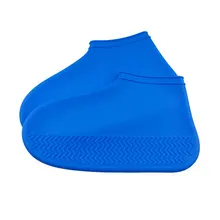 1 Pair Reusable Shoes Covers Waterproof Silicone Shoes Protectors for Indoor Outdoor LAD-sale