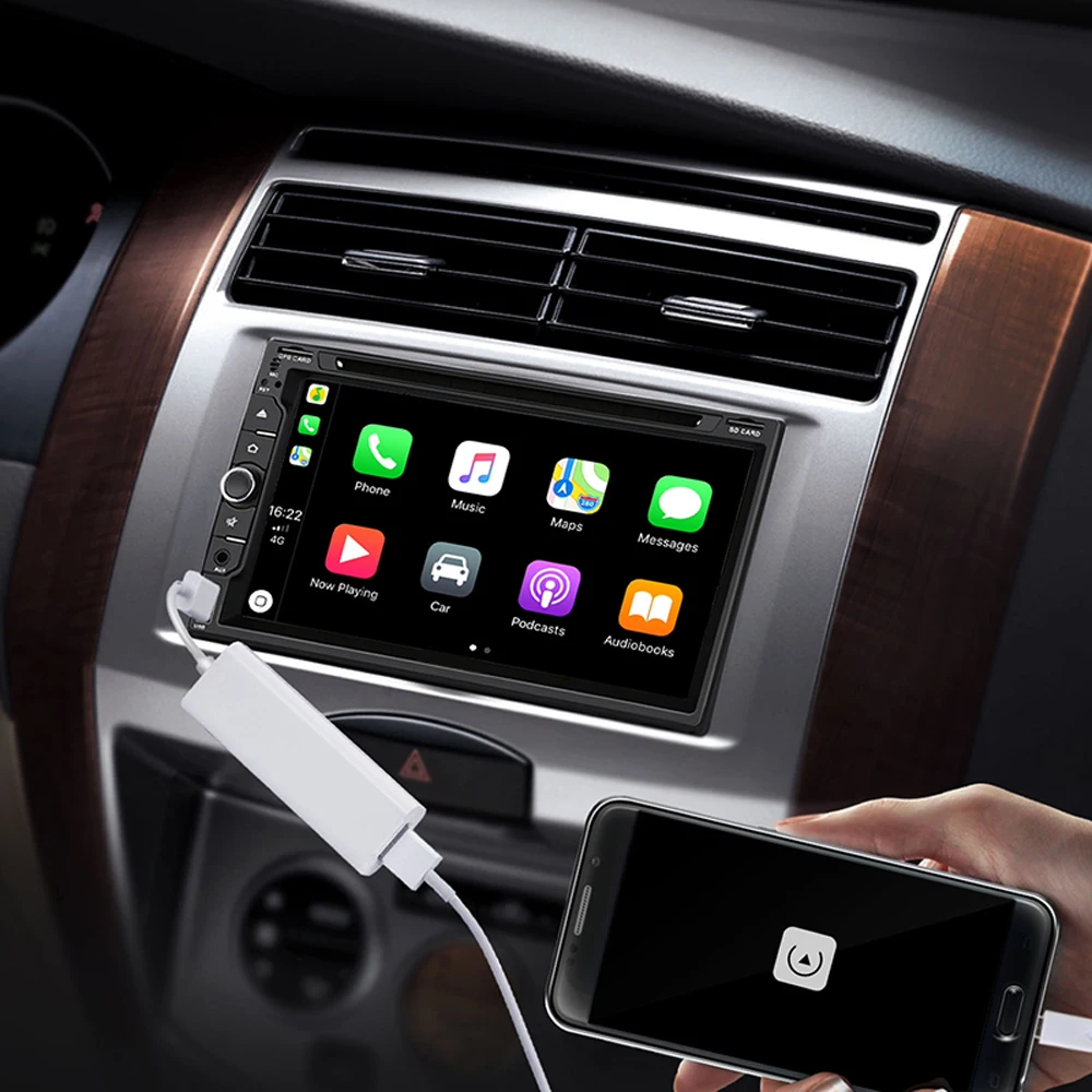 Яж USB Carplay палка с Android для авто Android устройства USB использовав интеллектуальную связь Smart Link Apple CarPlay донгл для Android проигрыватель