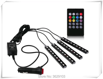 

One trailer four car LED remote control colorful atmosphere lights for all car