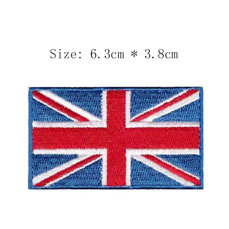Британский вышивной флаг цена мир falg Железный На пришить стежки одежда Левая грудь бандана Бафф обувь брюки