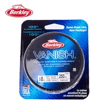 Berkley бренд Vanish 228 м 250yd рыболовная леска прозрачный цвет фторуглеродная износостойкая леска 4lb 6lb 8lb 10lb 12lb 14lb