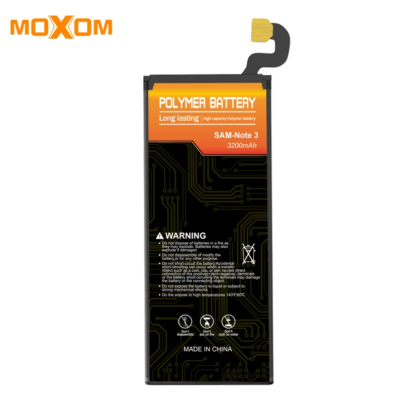 Аккумулятор MOXOM для SAMSUNG Galaxy Note3 аккумулятор N9000/N9005/N900A/N900/N9002/N9008/N9009 литий ионный 3200