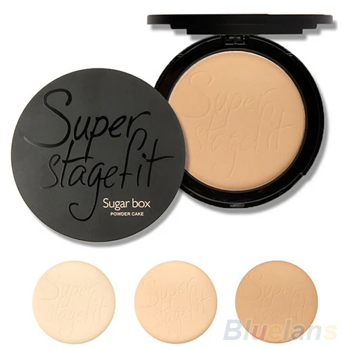 

Pressed Face Oil-control Makeup Cosmetic Powder Palette Skin Finish 8VUU