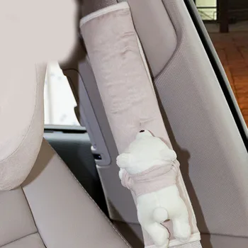 

Bear Series Animals Car Seat Belt Pillow Baby Sleep Shoulder Guard Sleeve Protection Car Accessories for Children For BMW Audi