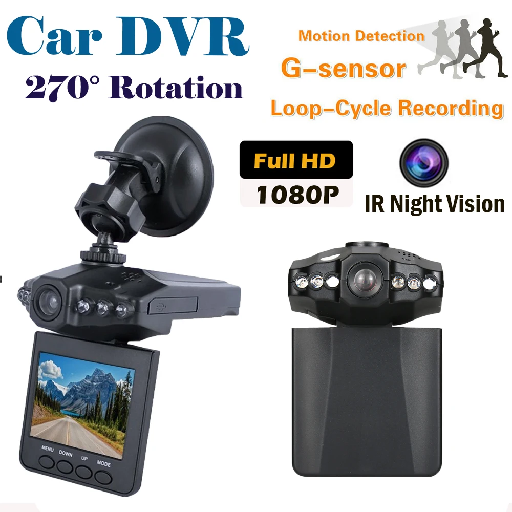 2 5 Inches Rotatable LCD Screen Portable 6 LEDs Light DVR Video 120 Degree Angle Night