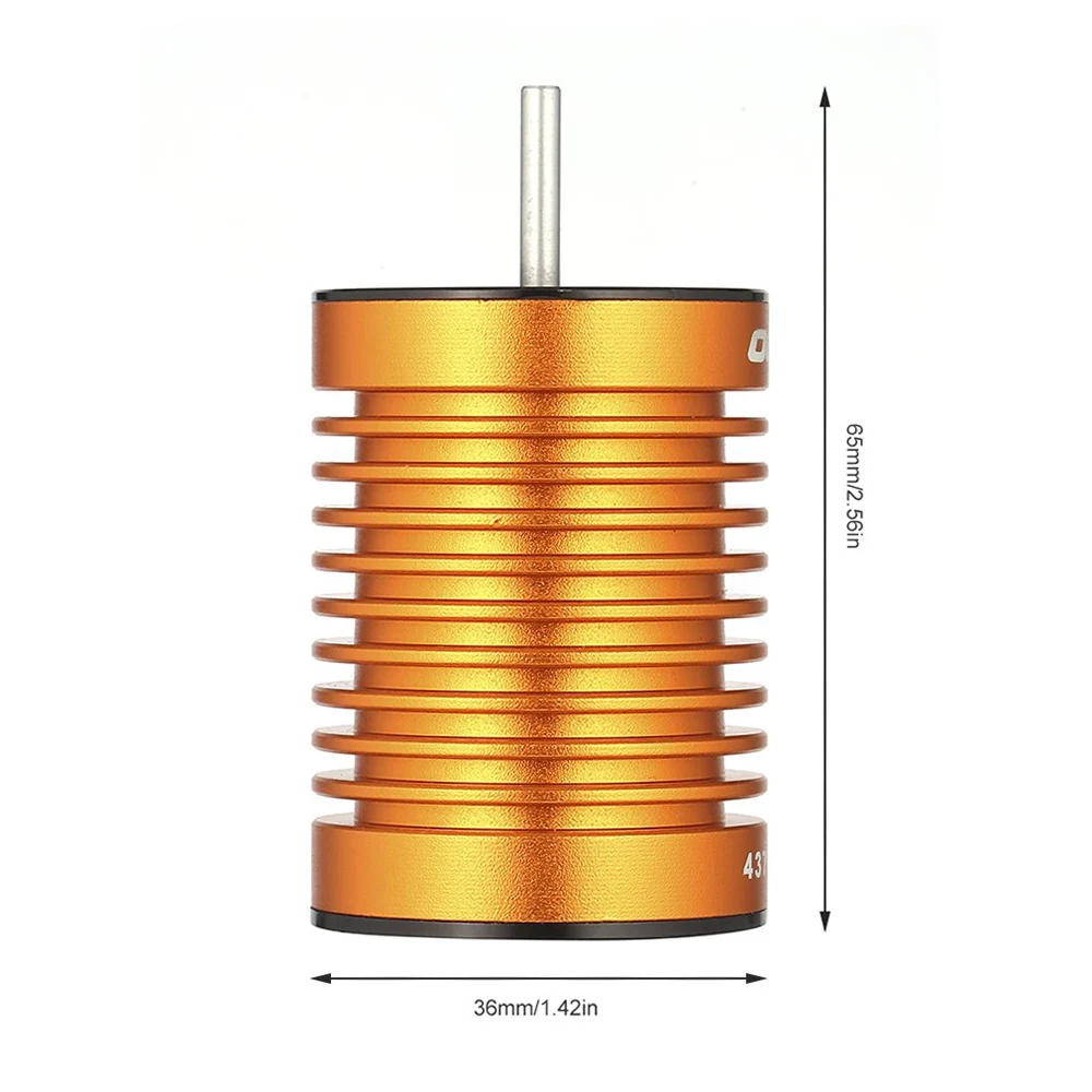 9T 4370 KV 10T 3930KV 4 полюса Бесконтактный бесщеточный мотор водонепроницаемый 60A ESC для