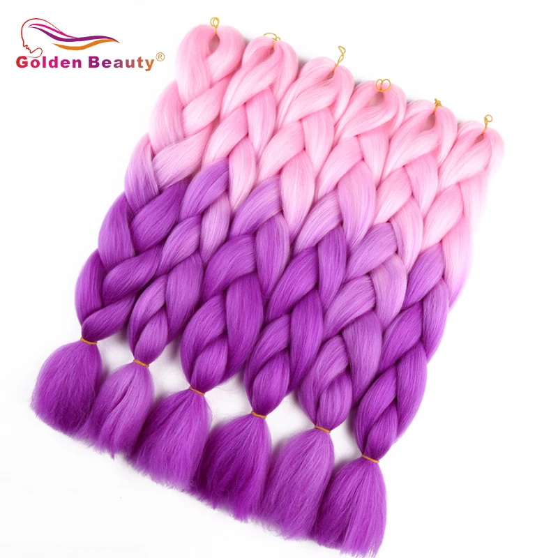 купить✲ Вязание крючком для волос Golden Beauty Ombre One Piece 100г