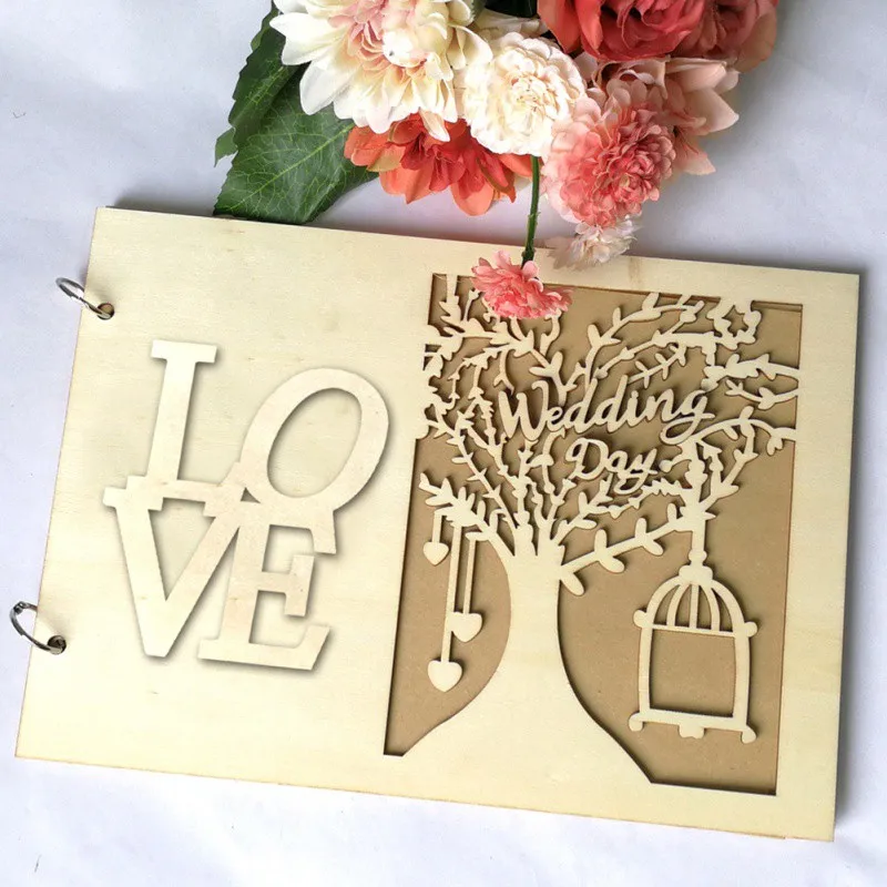 

Name Date Signature DIY Guest Check in Book For Souvenir Gift Wedding Signature Guest Book Party Decor Favor
