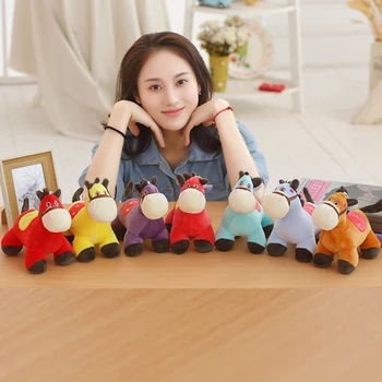 

1Pcs 23CM Cartoon Colorful Pony Plush Toy Doll Cute Animal Plush Toys Children's Toy Gifts Holiday Gifts