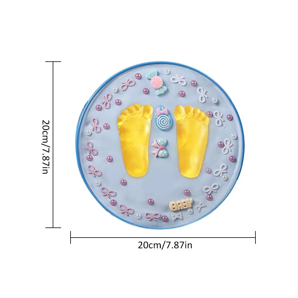 Детский комплект отпечаток руки ребенка грязи и ног Печать Детские сувениры ребенок рука и форма нога сто дней подарок