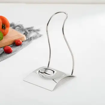 

Multifunctional Stainless Steel Spoon Rest Spatula Holder Stand Storage Rack Shelf Cookware Organizer Kitchen Accessories