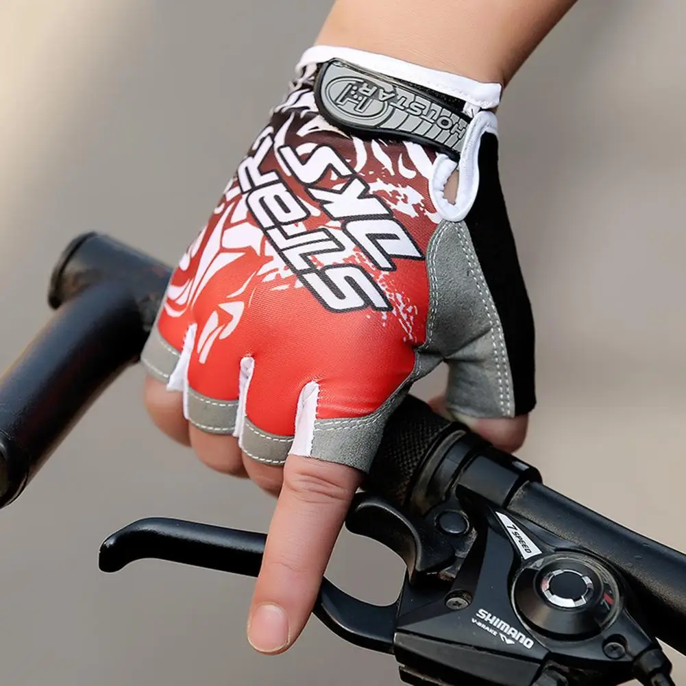 Buy Red GEL Cycling Bicycle Half Finger Gloves Bike