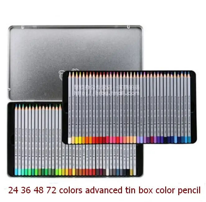 전문 마크 그림 72 고급 페인트 리드 색상 비밀 정원 색칠하기 책 컬러 연필 드로잉 도구