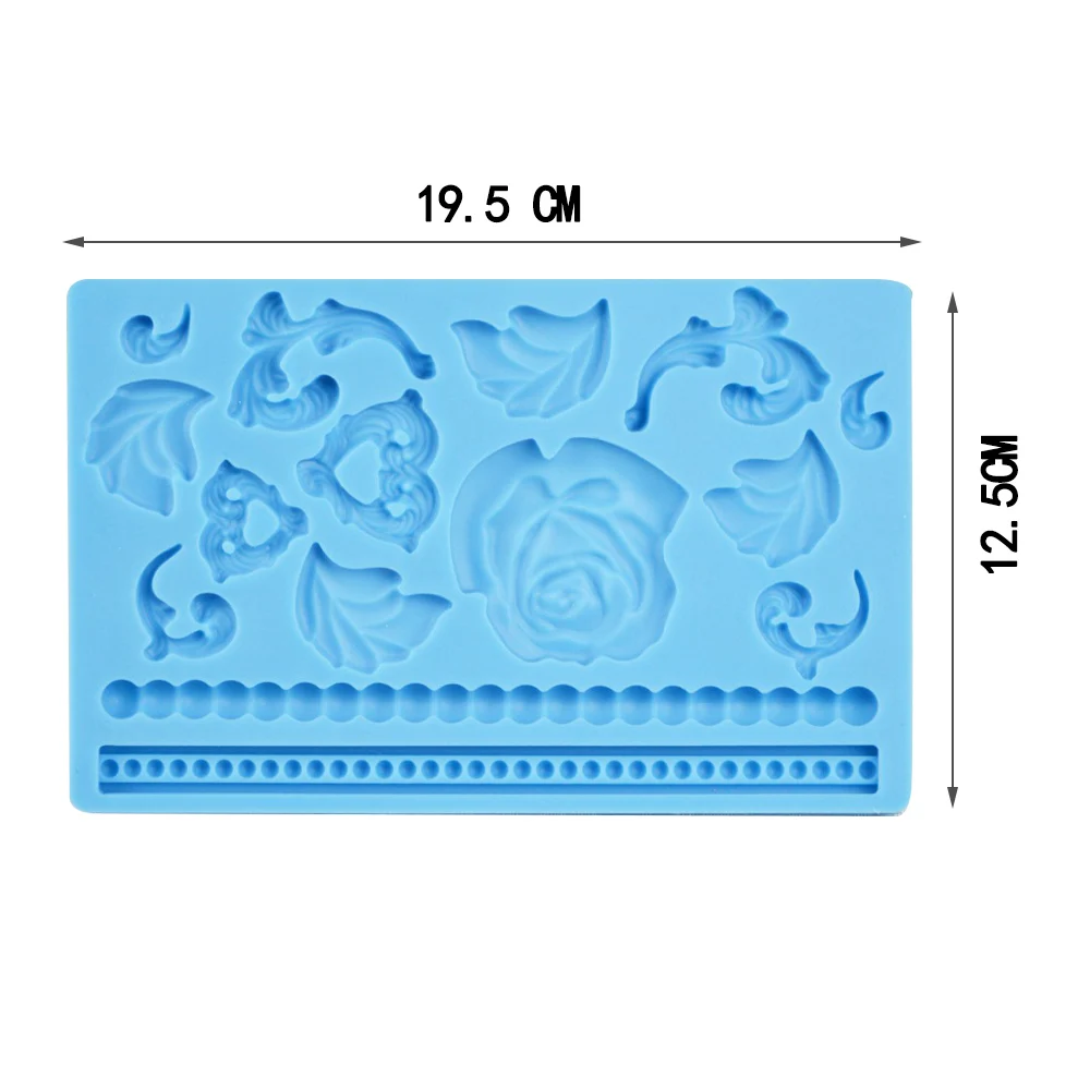 Силиконовая форма «Роза» Корона помадка форма для украшения торта инструменты форма для шоколадной мастики