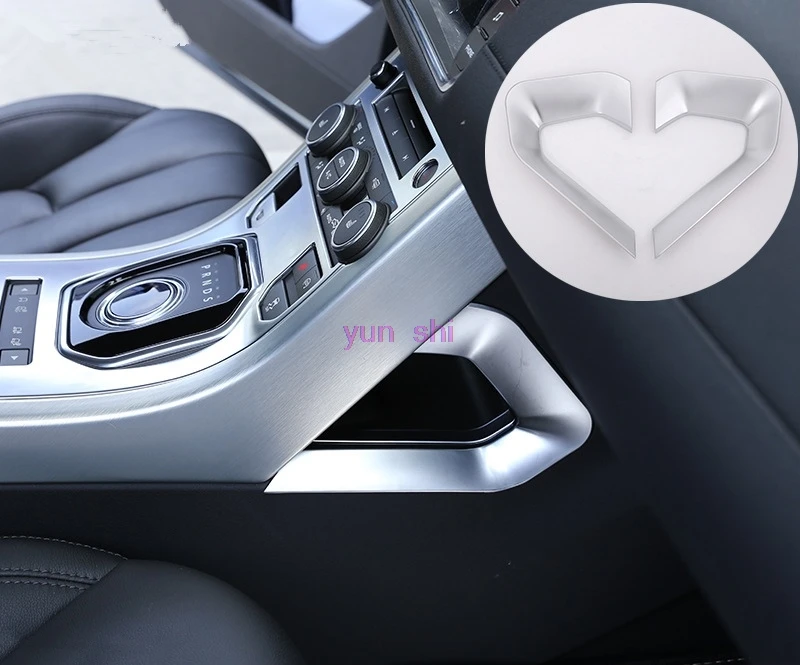

ABS Chrome Car Centeral Decoration Sides Frame Upgrade Covers Car-styling For Land rover Range Rover Evoque 2012-17 Accessories