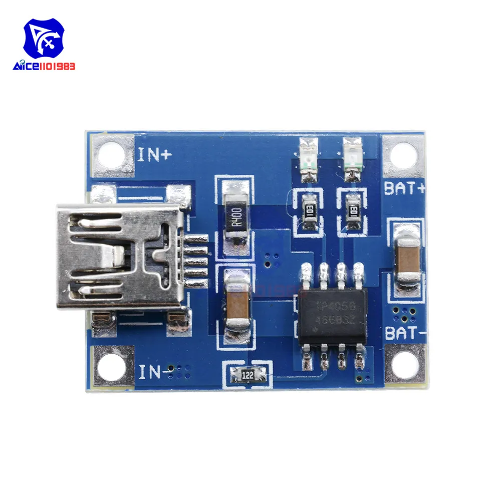 10PCS 5 V Mini USB 1 A Lithium Battery Charging Board Charger Module in 4.5V-5.5v