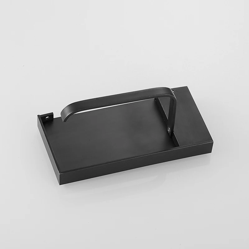 Poiqihy одноцветное ОРБ Черный Вырезка настенный туалет Бумага+ держатель для мобильного телефона Ванная комната Для ванной Ванна Интимные аксессуары