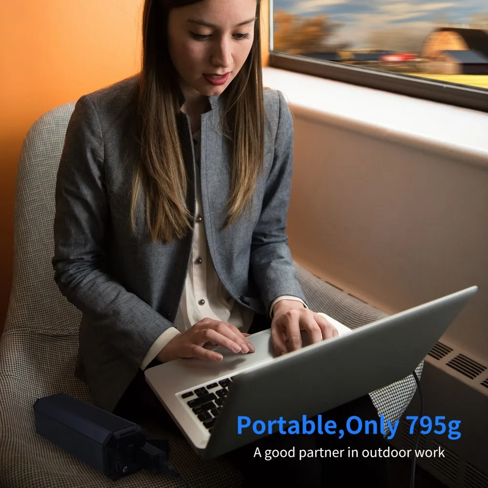 IP69 Inverter AC Power Bank with AC 100W Sine Wave & 17W USB & 18W Type-C Output 31200mAh Battery Built for 3-100W Appliance Use_Apply2