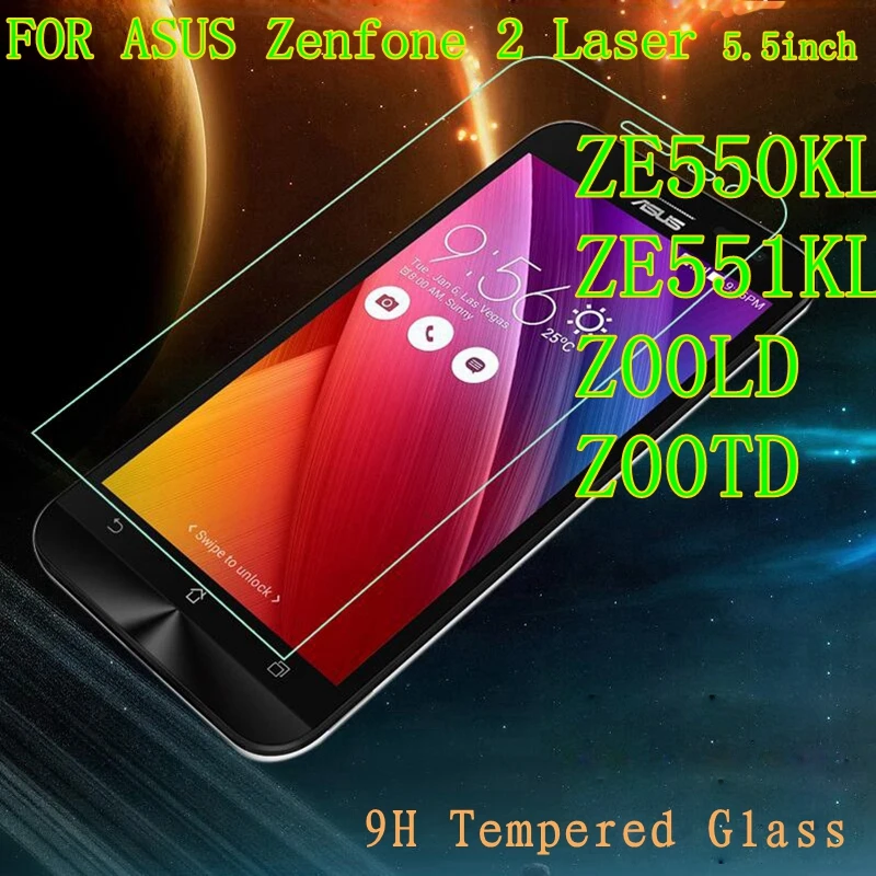 Защита экрана 9H из закаленного стекла для ASUS Zenfone 2 Laser ZE550KL ZE551KL Z00LD Z00TD ze550 ze551 550 kl 550kl tela glas sklo