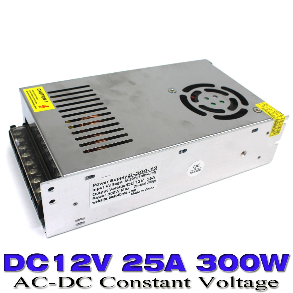 UniversalpowerSupplies12V25A300WSwitchingPowersupplydc12vunit
