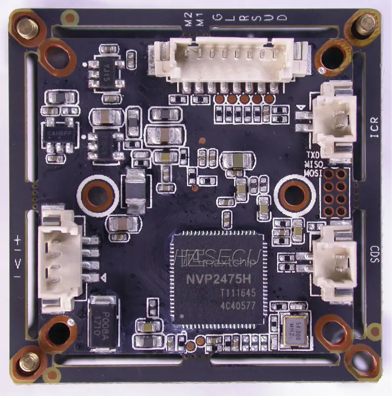 Плата PCB модуля камеры видеонаблюдения AHD 5MP ( 5.0MP 2592x1944) 1/3.2 &quotOmniVision OV5658 NVP2475 + OSD