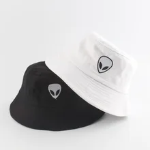 Чужой панамка с вышивкой унисекс Боб кепки хип хоп Gorros для мужчин wo летние Панама пляжные Защита от Солнца Рыбалка шляпа беспла