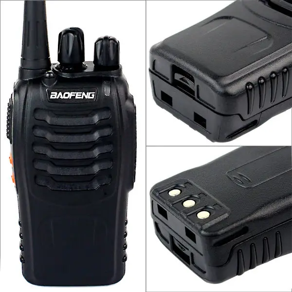 10 шт. BaoFeng BF 888s иди и болтай Walkie Talkie UHF 5 Вт 16CH двухстороннее радио + 10x Новая