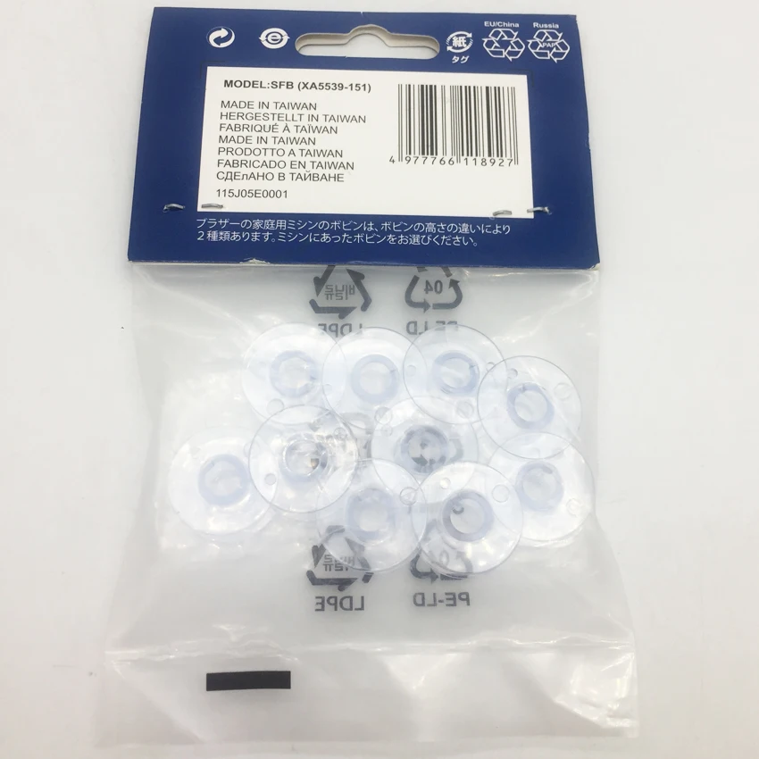 Бобин BROTHER 11,5 мм швейная машина BOBBINS10pcs SFB(XA5539-151