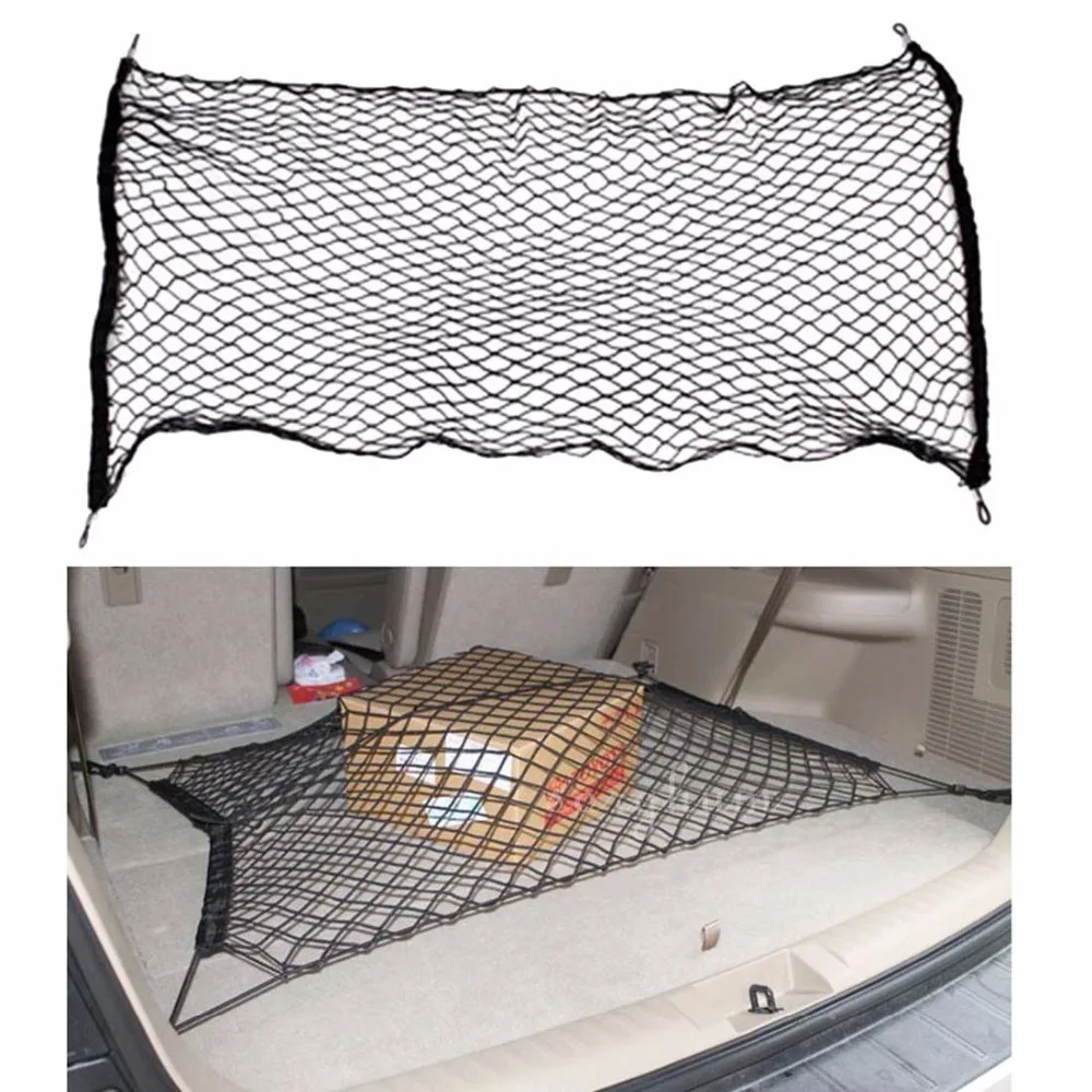 Car Styling Boot String Bag Elastic Nylon Car Rear Cargo Trunk Storage
