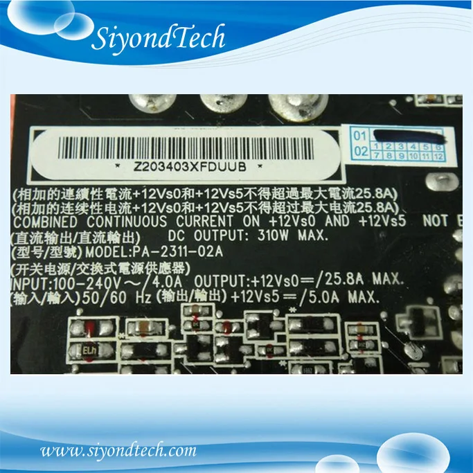 IMAC 27inch A1312 PA-2311-02A 310W All in one Power Board-2