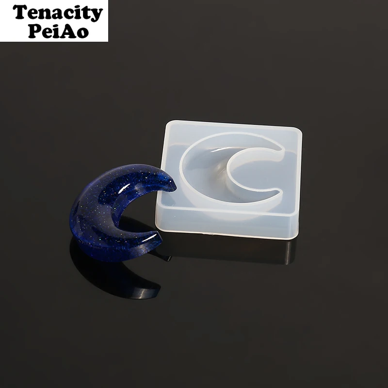 

Liquid Silicone Mold for DIY Resin Decorative Craft Moon Star Epoxy UV Resin Molds for Pendants Jewelry Making Tools