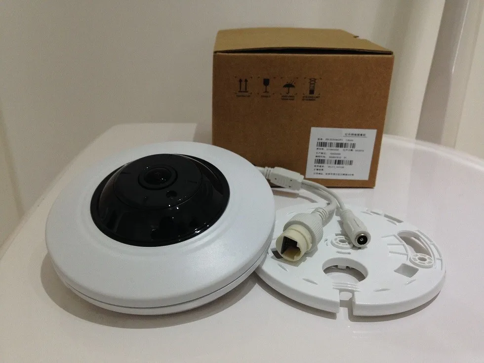 HIKVISION DS-2CD3955FWD-IWS ip-камера 5 Мп рыбий глаз камера Замена DS-2CD3942F-I поддержка EZVIZ Hik-подключение WiFi POE с ИК 10 м