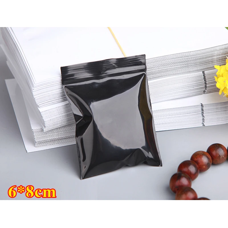 500 шт Dura-Aid маленькие пластиковые ziplock сумки премиум поли плоские черные пластиковые сумки на молнии сумка для хранения мини ziplock Сумки