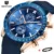 2018 Nova BENYAR Marca Quartz Masculino Relógios Banda de Silicone Relógios Dos Homens do Cronógrafo Relógio de Pulso Azul Homens Relógio Relogio masculino