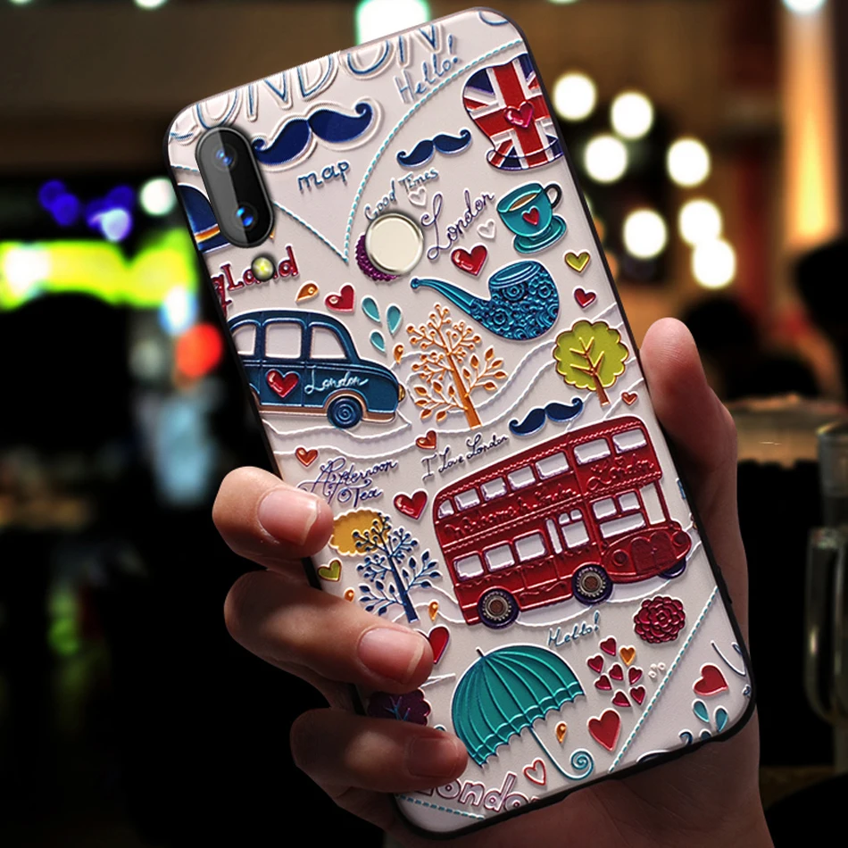 YonLinTan чехол, чехол, чехол для Xiaomi Redmi Note 7 Pro Note7 силиконовый милый 3D роскошный мягкий 360 чехол для задней панели телефона s