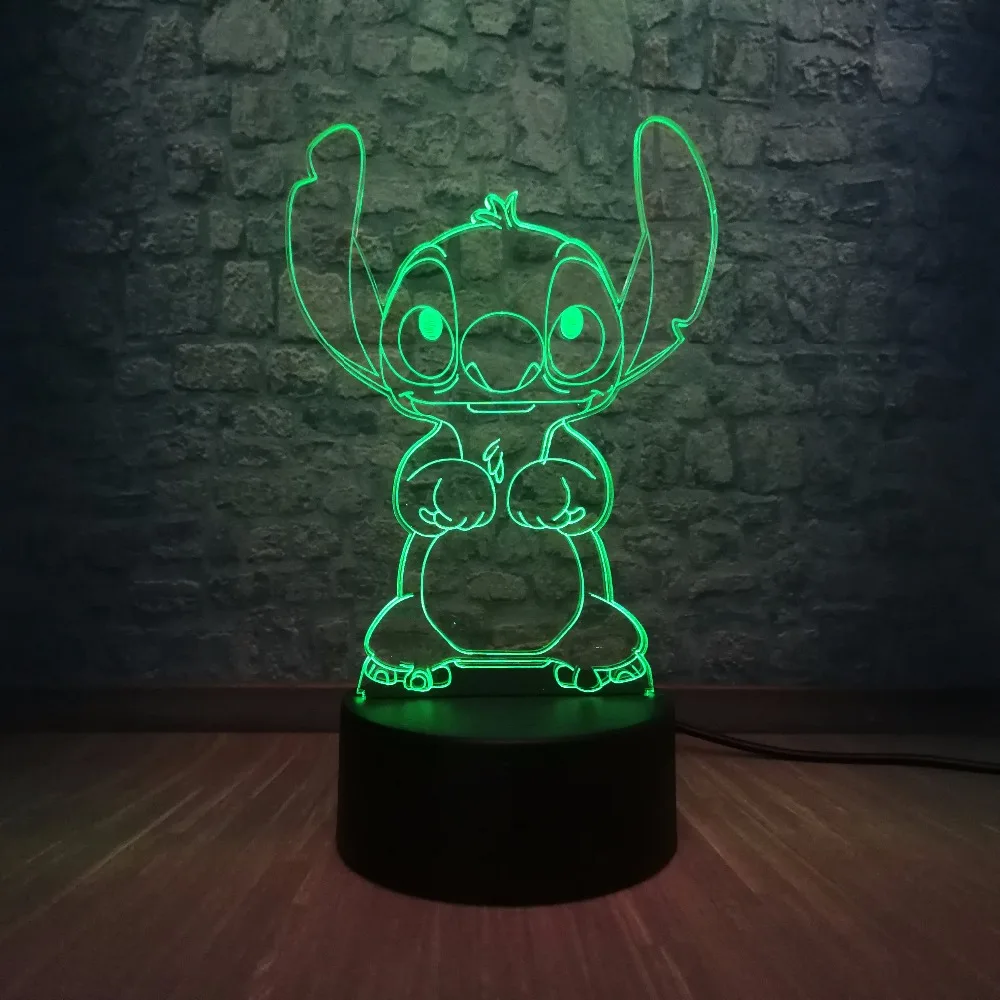 Героя аниме «Наруто команда SASUKE kakashi 3D визуальную иллюзию светодиодный Изменение лампы дистанционного Управление Настольная лампа для Спальня ночник секс игрушка в подарок