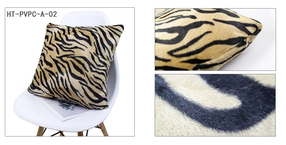 Animal Zebra Deer Tiger Leopard Pattern Plush Throw Pillow Custom Bed Car Cushion Cover Home Decor Pillowcase 30/40x40/45/50/60