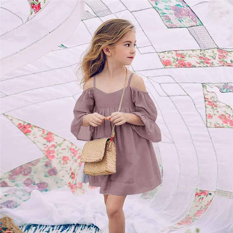 

Baby Girl Linen Summer Hot Short Sleeve O-Neck Green Ruffles Vintage Style A-Line Princess Dress Kid Baby belle dress4JJ