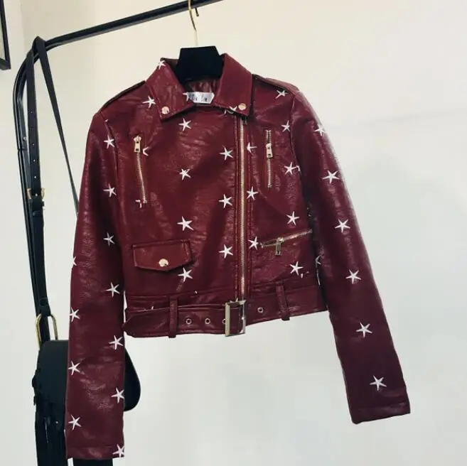 short leather jacket for girls