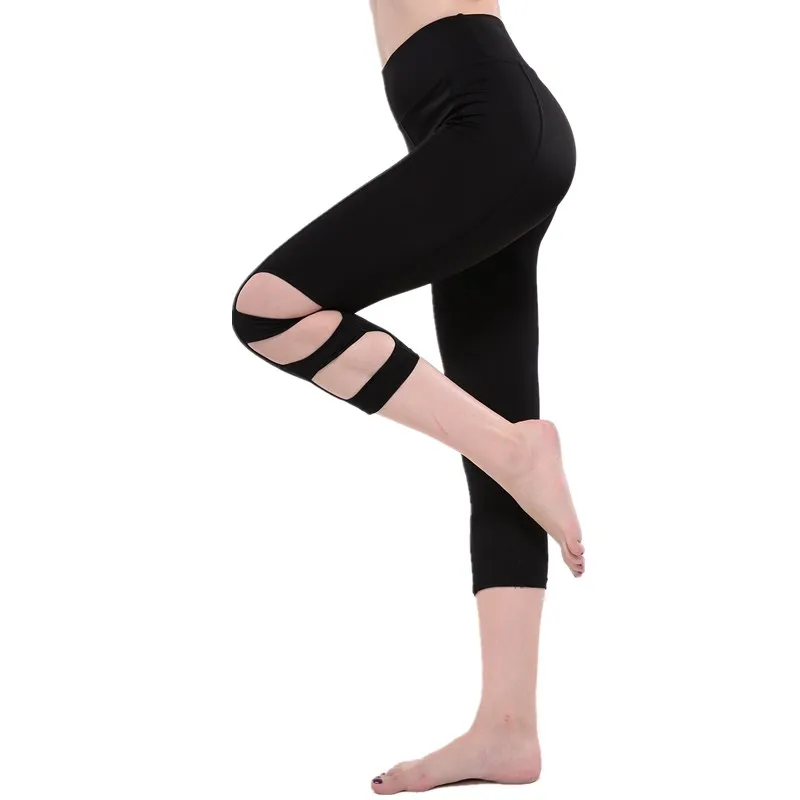 Quick dry fitness Legging Women Pure color Summer Style Black Pants Capris Women Leggins Female Pants Thin and Mid Calf Legging