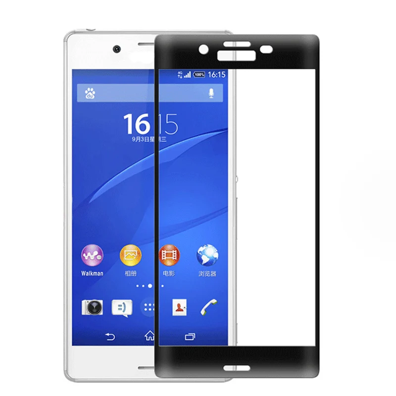 Полноэкранная Защитная пленка с изогнутыми краями 3D для Sony Xperia X Performance XP