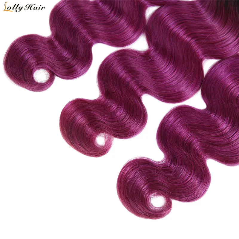 1b purplr ombre body wave human hair bundles (18)