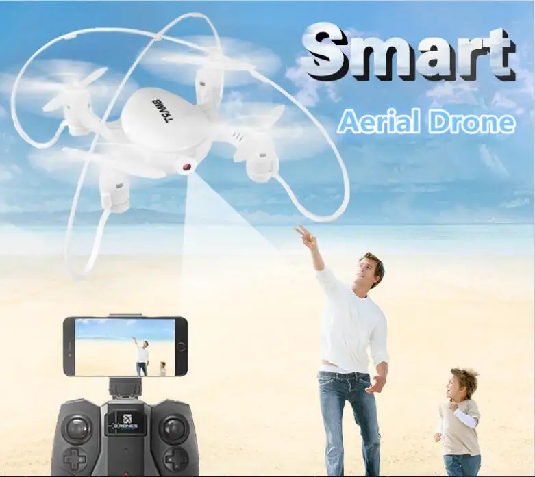 New Dual control RC drone FY 603 2 4G 4CH Wifi fpv Real Time Transmit With