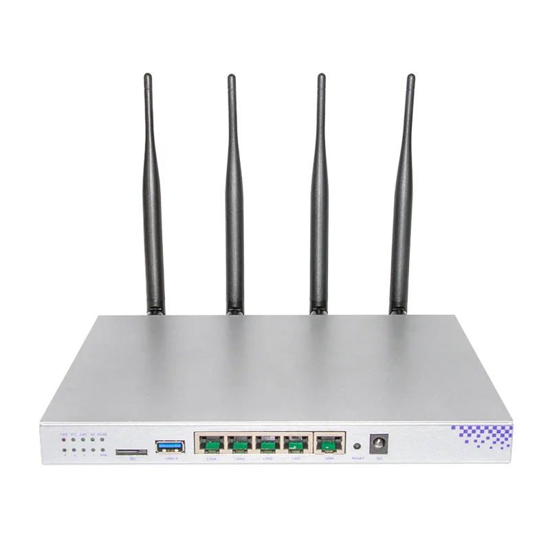 MT7621A 1200Mbps 2.4GHz 5.0GHZ dual-band 802.11AC Gigabit OpenWrt WiFi Wireless Router built-in PCI-E Slot Support 3G/4G/ module